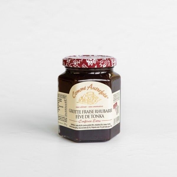 Kirsche, Erdbeere, Rhabarber und Tonkabohne