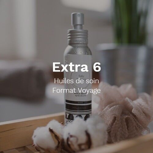Extra 6 : Huiles de soin - Format Voyage 50 ml