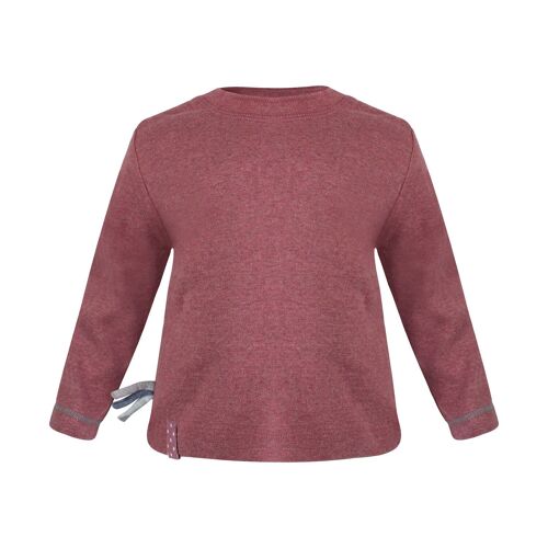 OrganicEra Organic L/S Tshirt - Bordeaux Melange