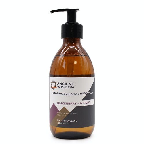FHBW-02 - Blackberry & Almond Hand & Body Wash 300ml - Sold in 4x unit/s per outer