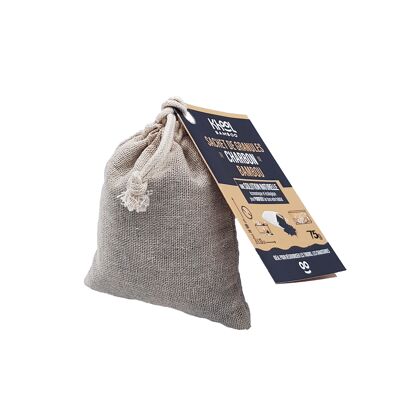 KHOOL BAMBOO - Bolsa de 75g de carbón de bambú granulado