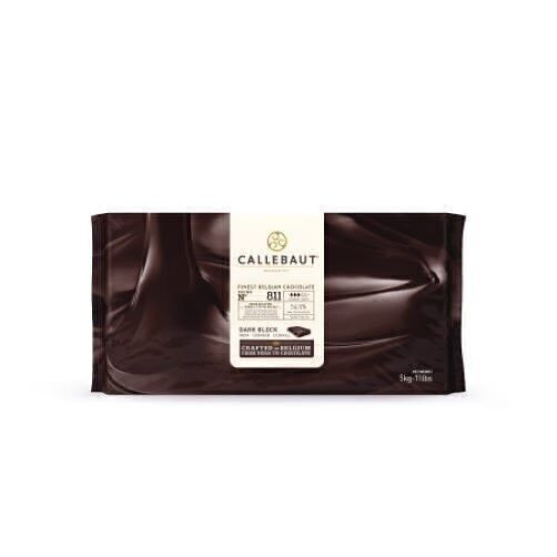 CALLEBAUT - CIOCCOLATO FONDENTE 54,5% CACAO - FINISSIMO CIOCCOLATO BELGA N° 811 - BLOCCO DA 5 KG