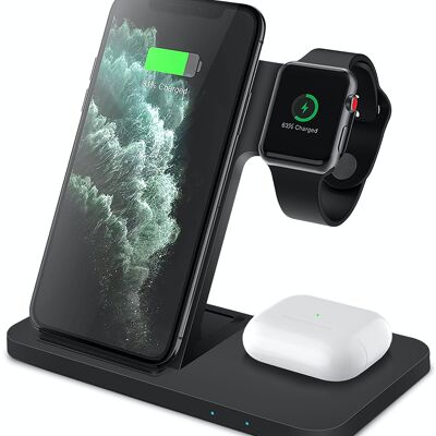 Caricabatterie wireless Chéroy 3 in 1