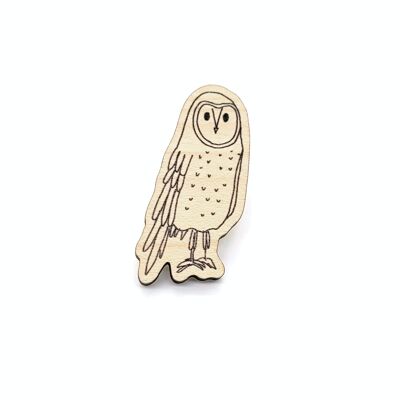 wooden pin "owl"