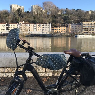 Fäustlingsärmel für Fahrräder zum Schutz der Hände vor Kälte (gebogener Fahrradlenker)
