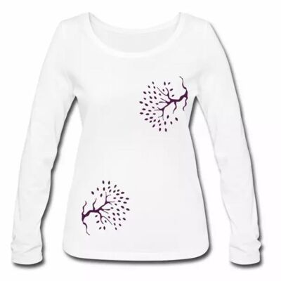 T-shirt Tree da donna in cotone organico / zenitude