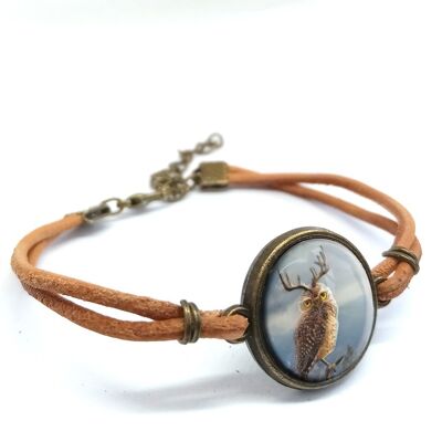 Bracelet Légendes « hiboux-cerf »