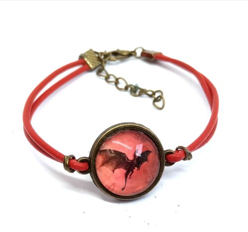 Bracelet Légendes « dragon rouge »