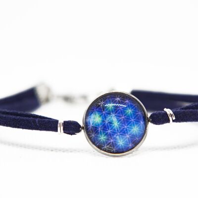 Starry flower of life bracelet