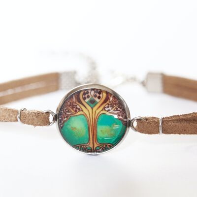 Keltisches Herz Baum des Lebens Armband