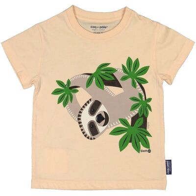 T-shirt per bambini a maniche corte Sloth