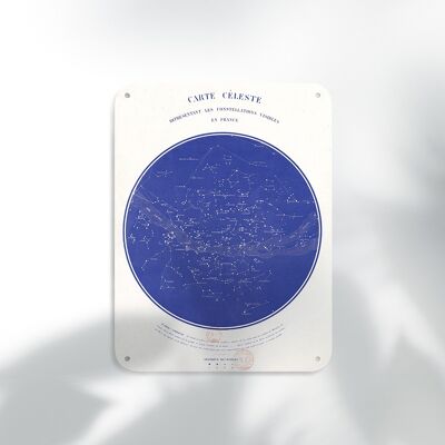 Decorative plate Celestial map