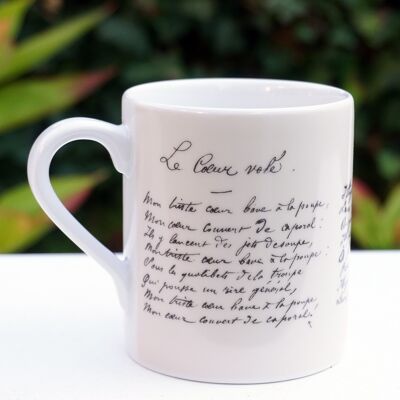 Taza El corazón robado - Arthur Rimbaud