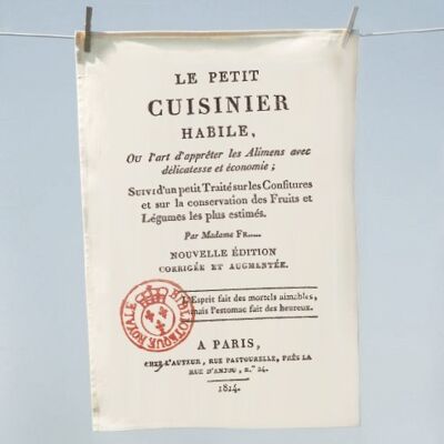Torchon coton bio - Le petit cuisinier habile