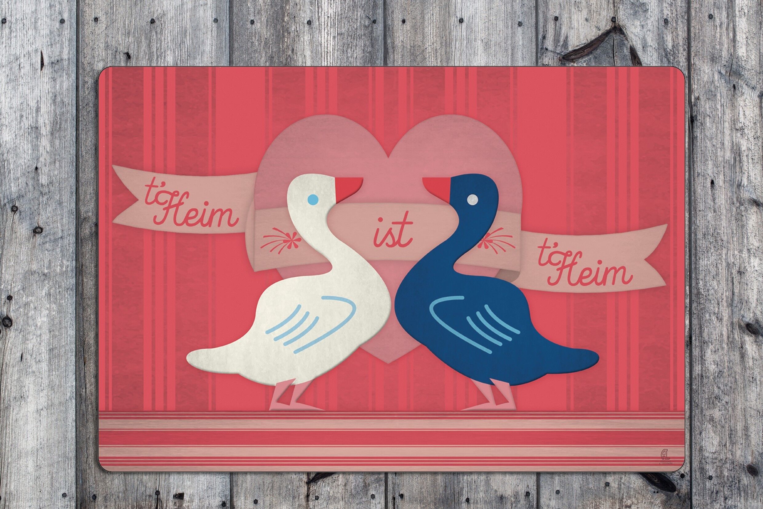 Tischsets - ALSACE LITTLE GOES - T'HEIM EST T'HEIM