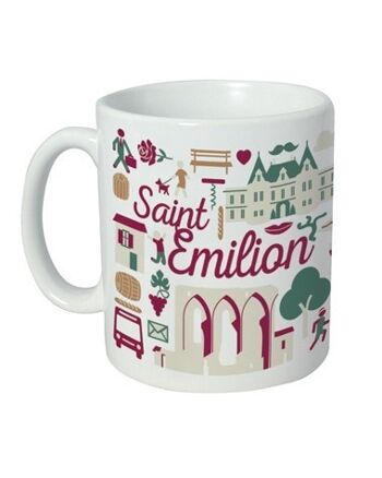 Mug saint émilion icons 1