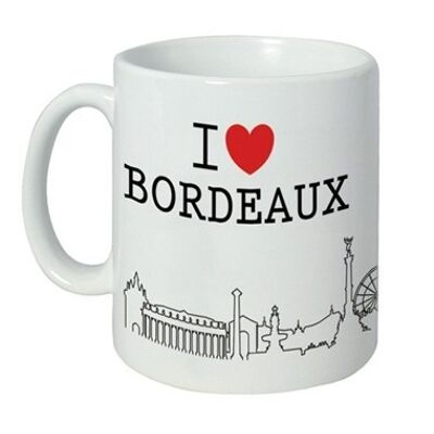 BECHER ICH LIEBE BORDEAUX