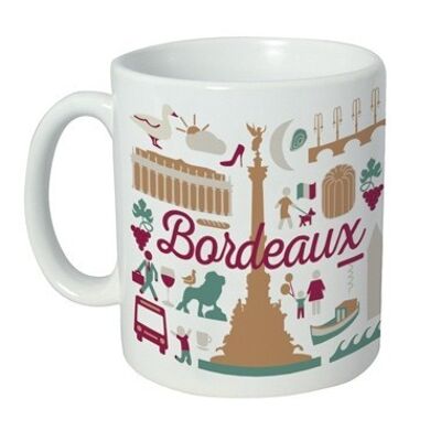 Mug bordeaux icons