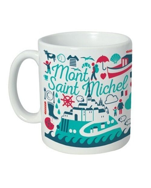 Mug mont saint michel icons