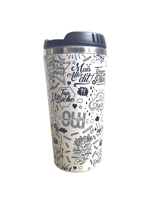 Mug thermos belge attitude