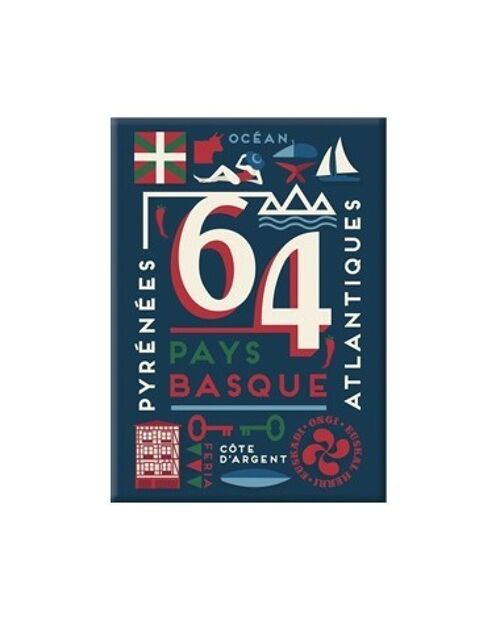 Magnet pays basque pyrennées atlantiques