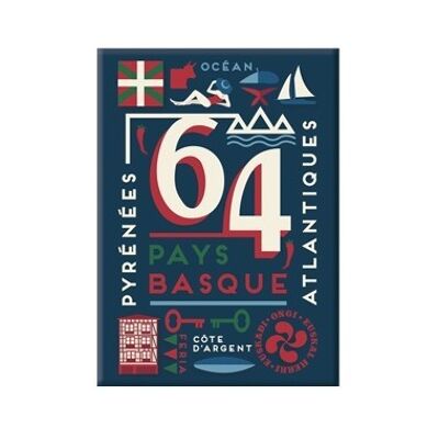 MAGNET BASQUE COUNTRY PYRENNIES ATLANTIC