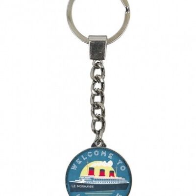 WELCOME TO NORMANDY KEYRING