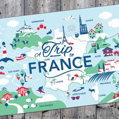 PLACEMATS - TRIP TO FRANCE