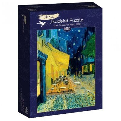 Puzzle 1000 pièces Vincent Van Gogh - Café Terrace at Night, 1888