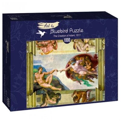 Puzzle 1000 pièces Michelangelo - The Creation of Adam, 1511
