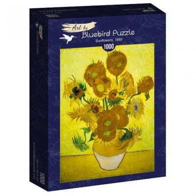 Puzzle 1000 pièces Vincent Van Gogh - Sunflowers, 1889