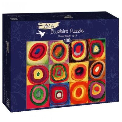 Puzzle 1000 pièces Kandinsky - Colour Study, 1913