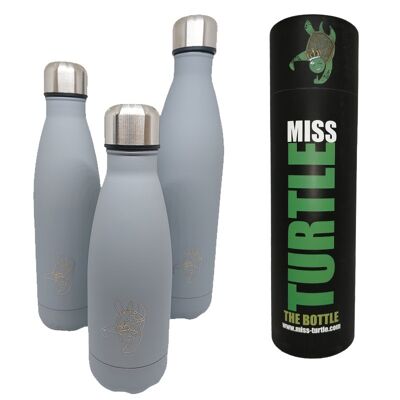 Insulated Water Bottle - Gray No Fuss - 350ml