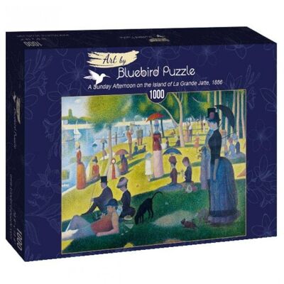Puzzle 1000 pièces Georges Seurat - A Sunday Afternoon on the Island of La Grande Jatte, 1886
