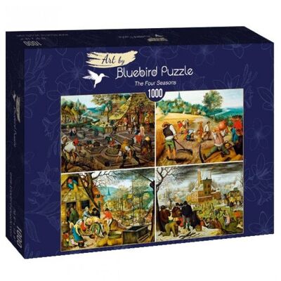 Puzzle 1000 pièces Pieter Brueghel the Younger - The Four Seasons