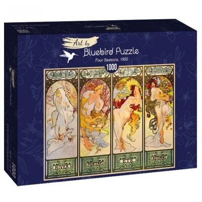 Puzzle 1000 pièces Mucha - Four Seasons, 1900