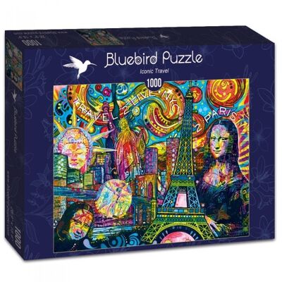 Puzzle 1000 pièces Iconic Travel