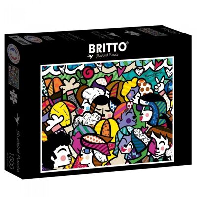 Puzzle 1500 pièces Romero Britto - Looking into the future