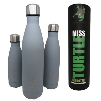 Isolierte Wasserflasche - Grau No Fuss - 750ml