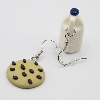 Midnight Munch Drop Earrings With Cookie Charm