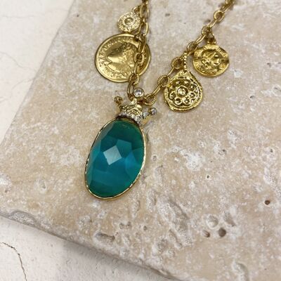 Yoni necklace - gold plated