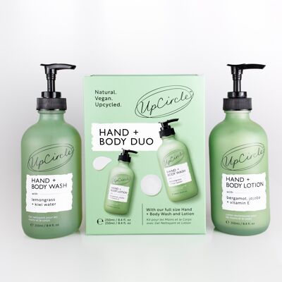 Natürliches veganes nachhaltiges Hand + Body Duo - Tolles Öko-Geschenk