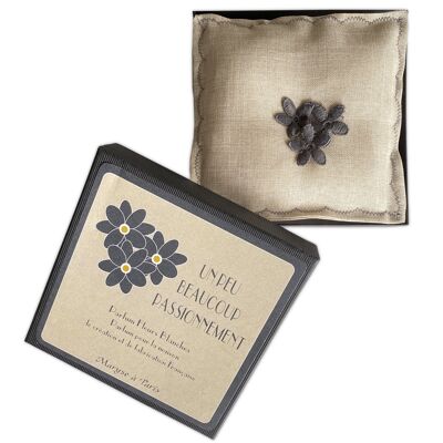 A little, a lot, passionately - Scented sachet - Large square - Slate