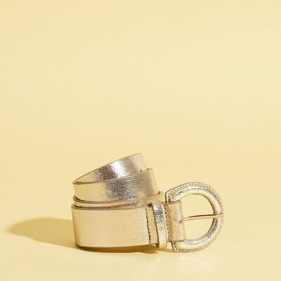 ANETTE GOLDEN LIZARD BELT