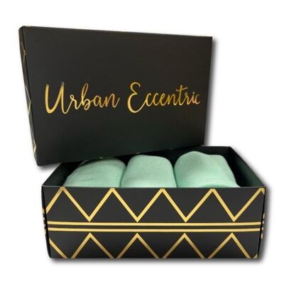 Ladies Comfort Bamboo Socks Gift Box- Navy