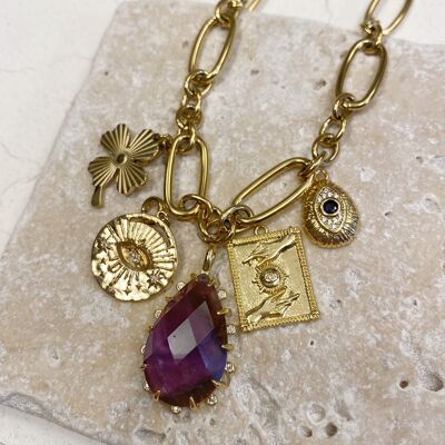Amélia necklace - gold plated