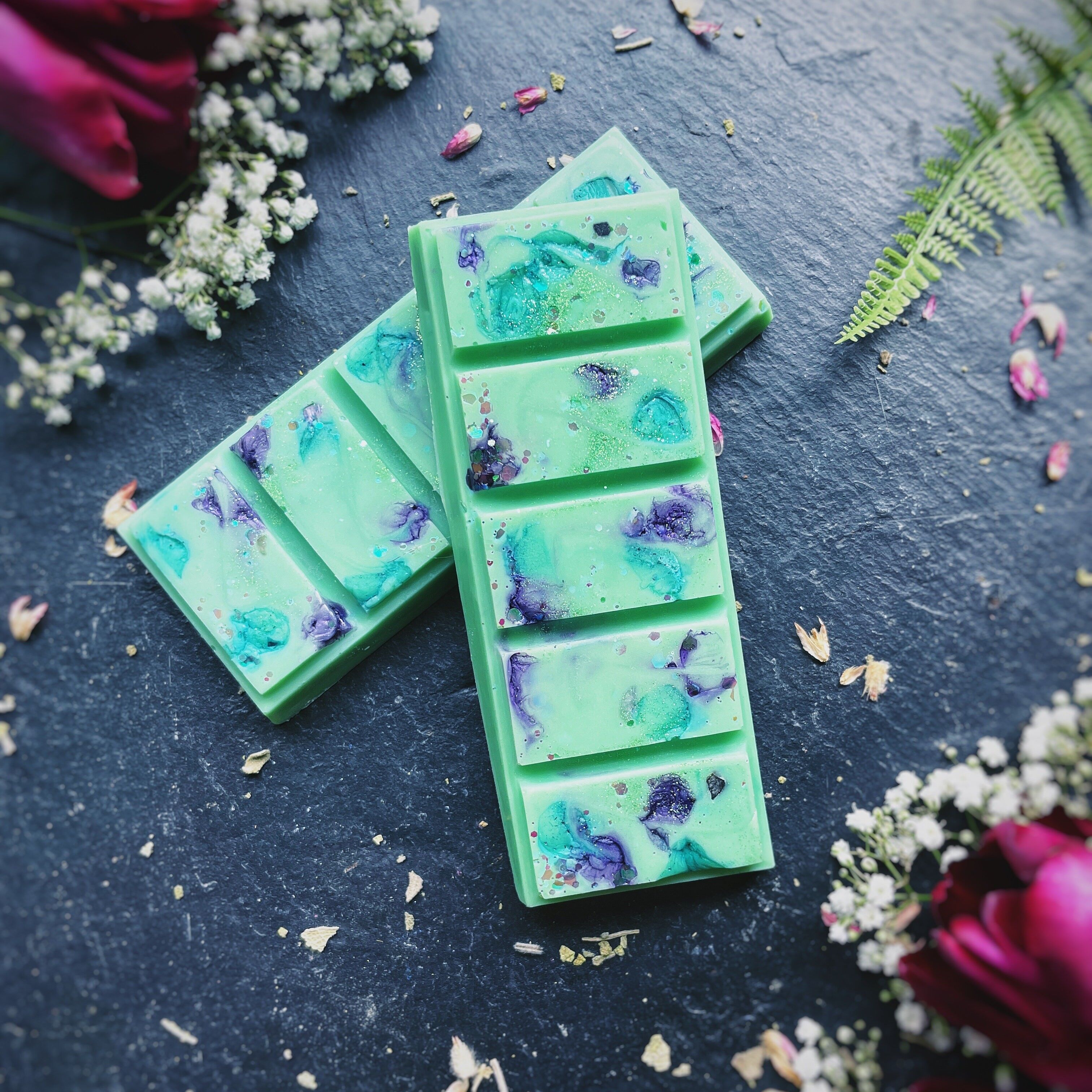 "Wood Nymph" Crystalline Tablets - Lemon Balm, Violet, Lemon, Cardamom & Charoite