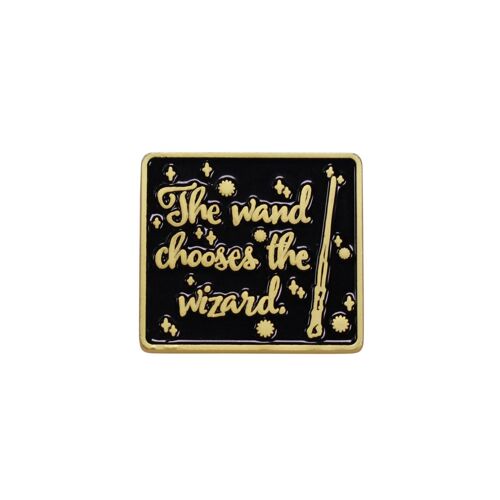 Pin Badge Enamel - Harry Potter (Wand chooses the Wizard)