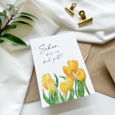 Greeting card - It's nice that you exist | Mother's Day | Thanks