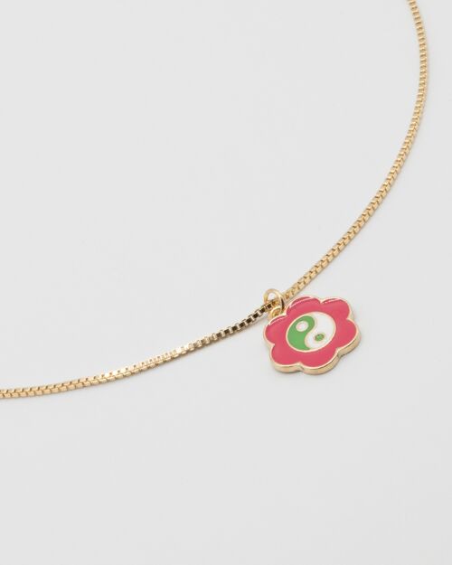 Cherry Blossom Chill Flower Chain Necklace